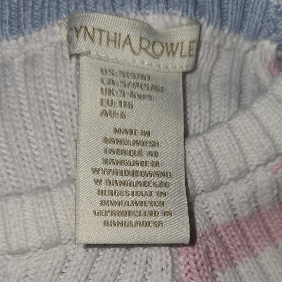 C.Rowley: 🩷/🤍Sweater Dress w/Rhinestone Embroidered Snowman & Matching Scarf - Picture 8 of 13